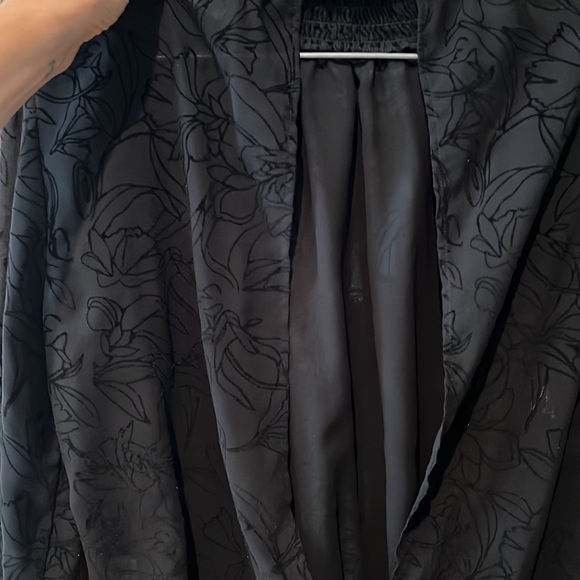 Mink pink sheer high neck blouse with open back - Picture 5 of 5